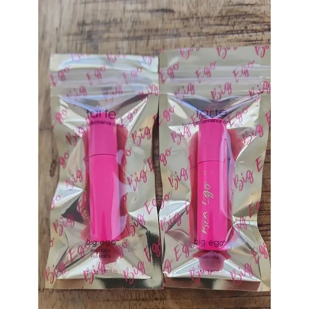 TARTE Big Ego Mascara Eyes Makeup Cosmetics 1 Full Size and 2 Sample Sizes Black